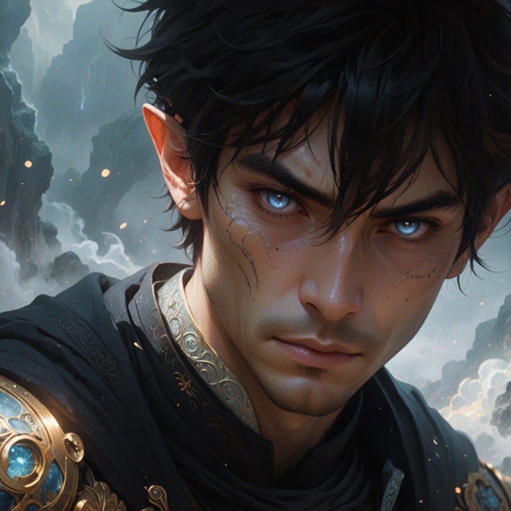 Ethereal Gatekeeper in Mystical Portal