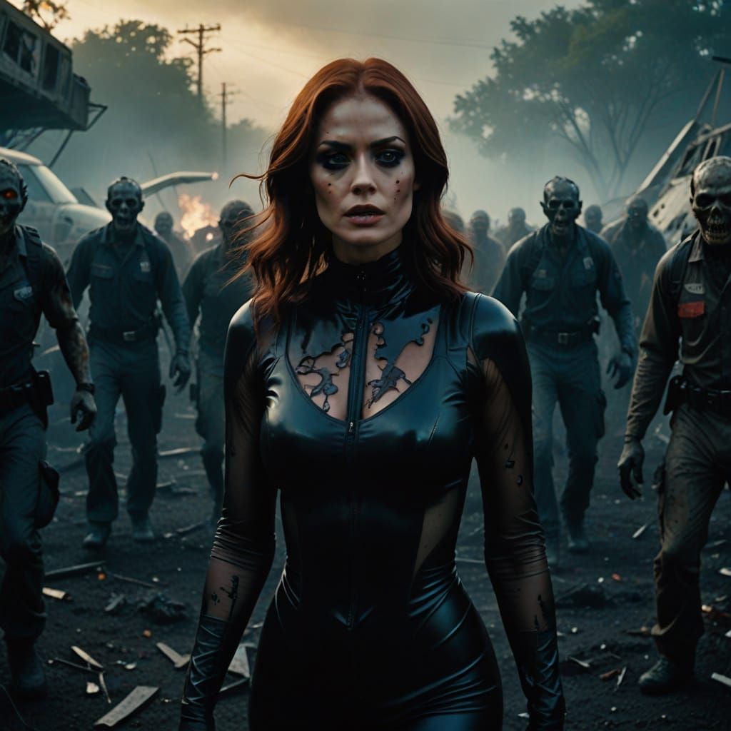Ethereal Devilwoman Emerges from Zombie Apocalypse