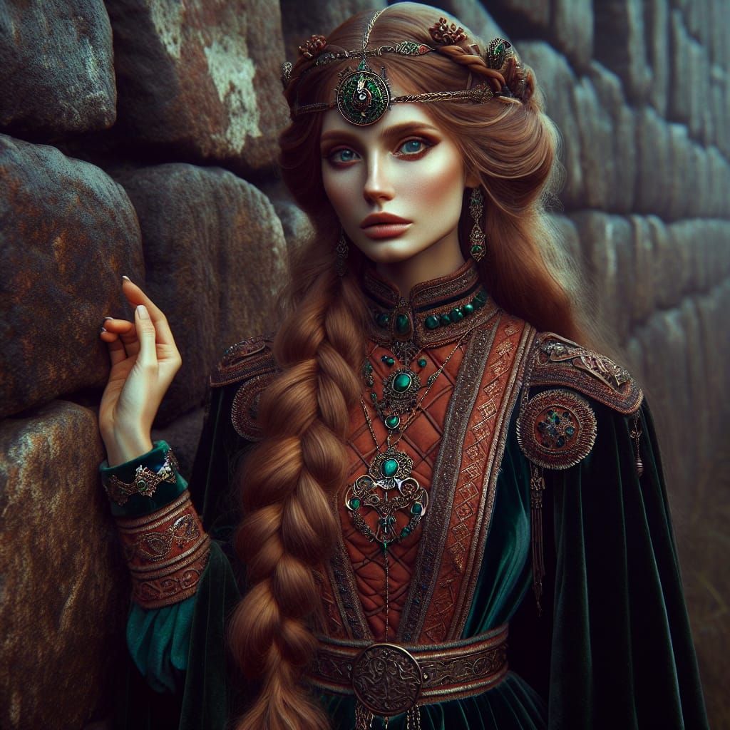 Užsparinė: Lithuanian Goddess of Land Borders in Matte Paint...