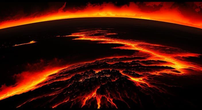 Brimstone Inferno at Dusk