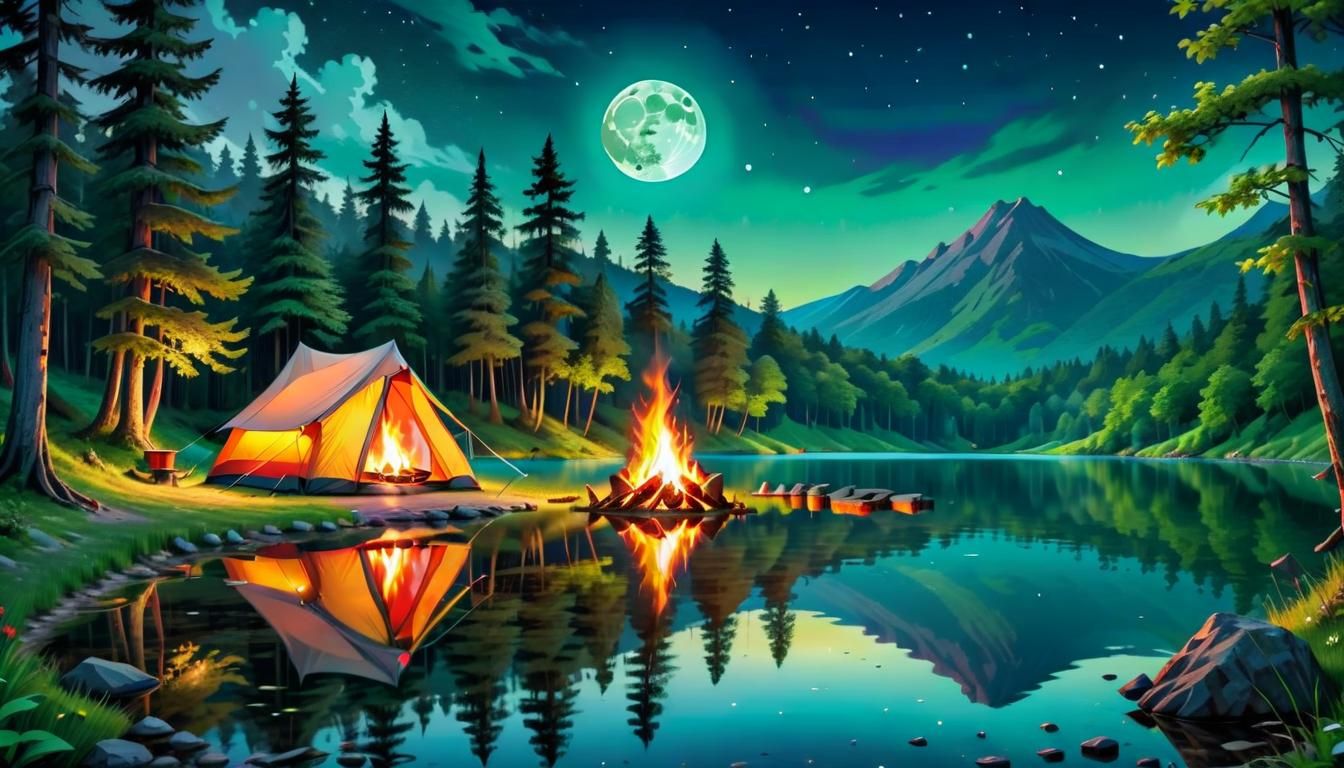 Cozy Campsite By The Lake