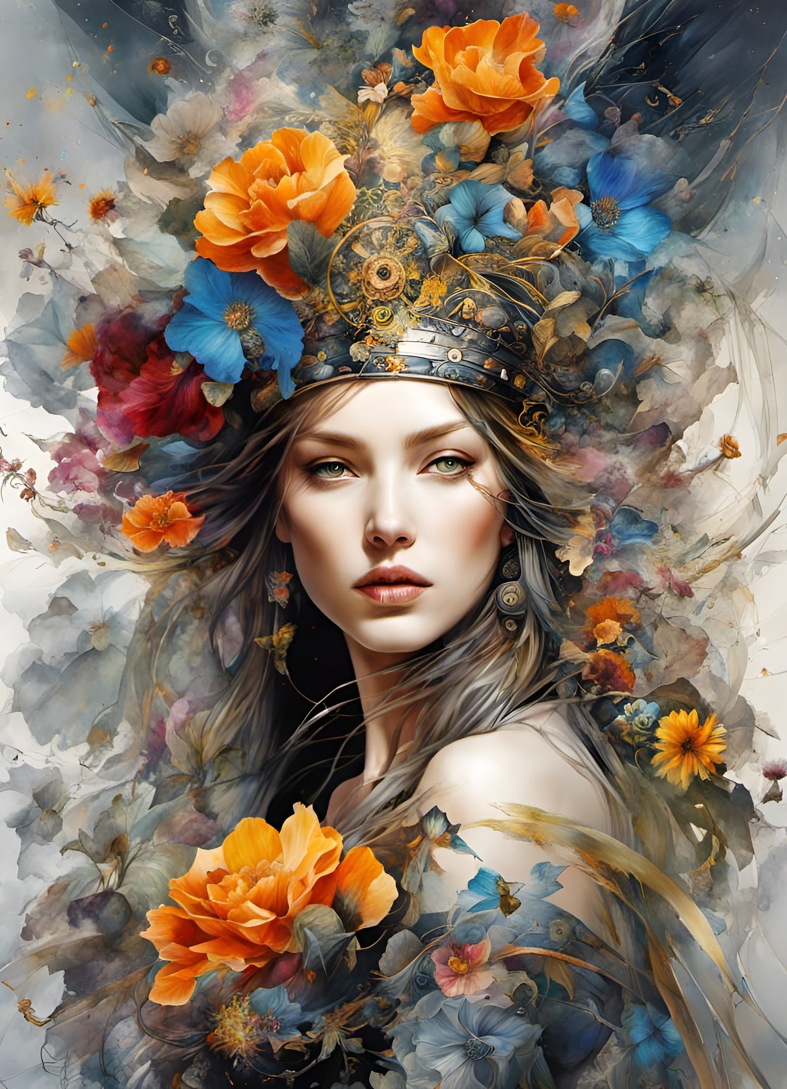 Norse Pirate Ninja Goddess of Flowers