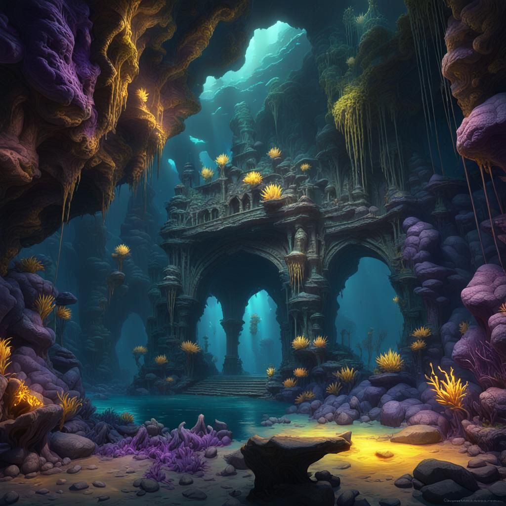 Mysterious Underworld: Deep Ocean Cave Art