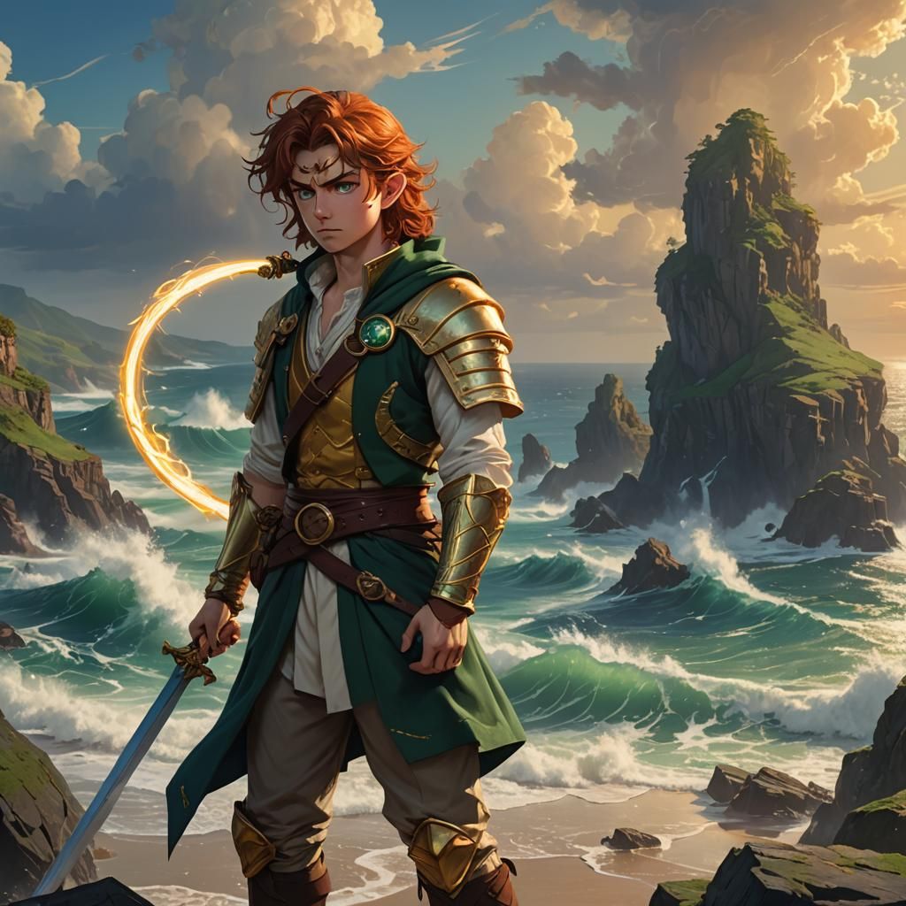 Halfling on Yavimaya Coast with Sailor Moon Aura