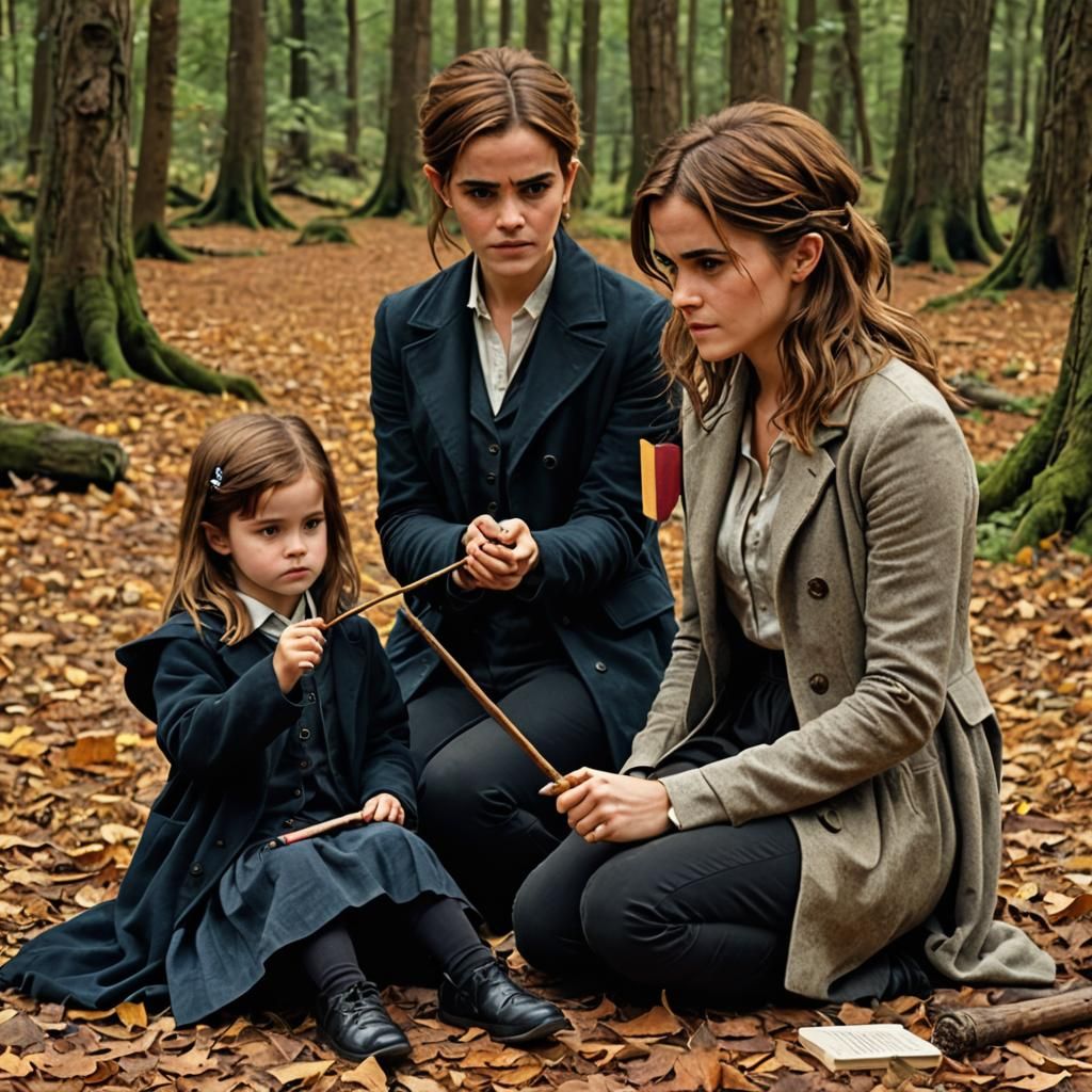 Emma Watson Teaches Magic to Her Daughter