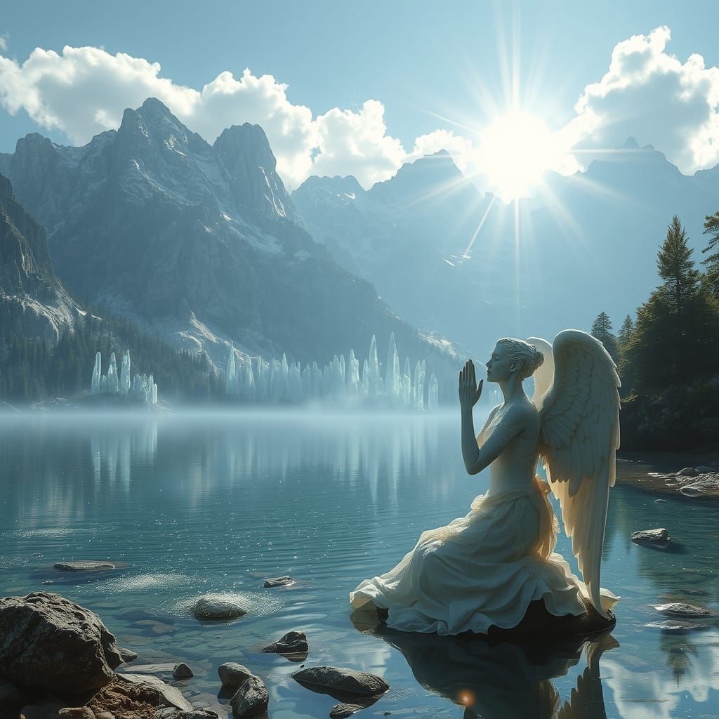 Angel of Death in Crystal Realm