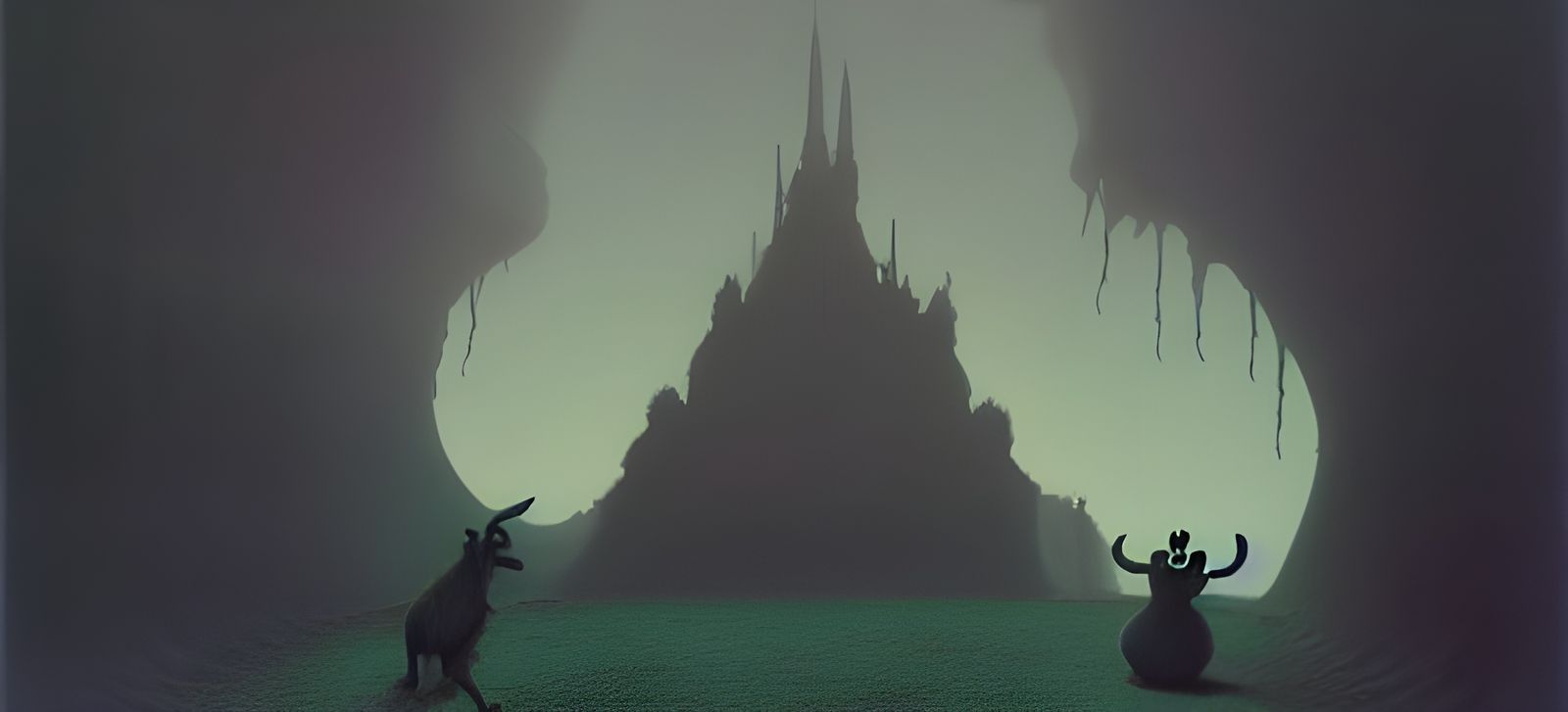 Grotesque Shrek-Donkey Surgical Abomination in Macabre Horro...