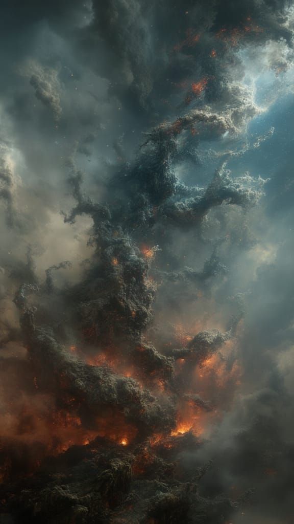 The Battle of Good and Evil between Heaven and Earth