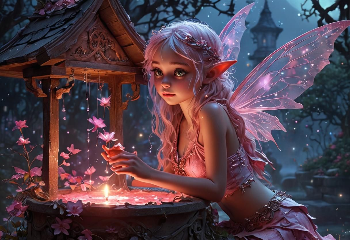 Pixie's Pink Wish at Wishing Well