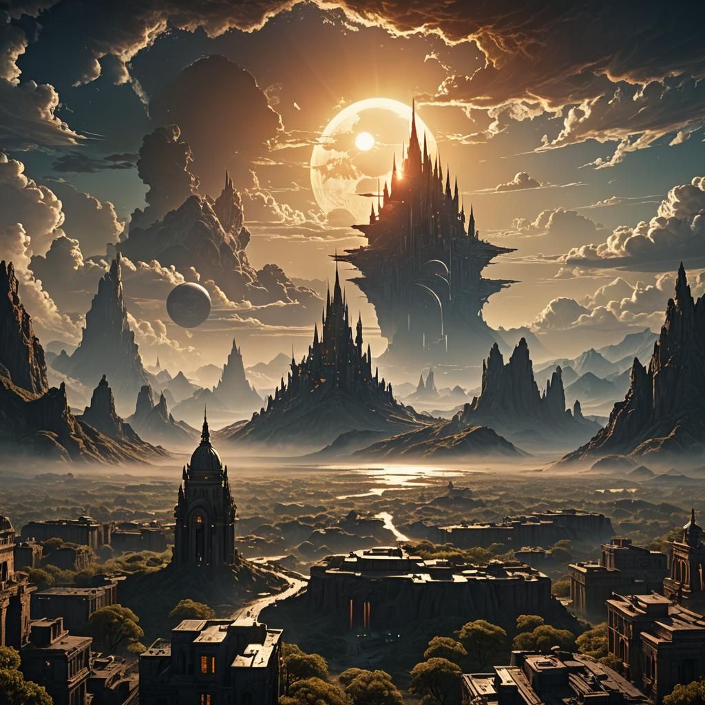 Dramatic Digital Painting: Under The Same Sun