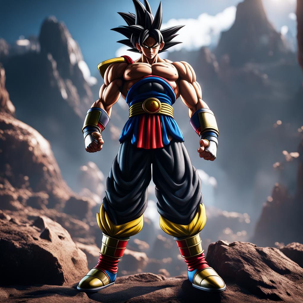 Bardock DB Super Detailed Matte Painting