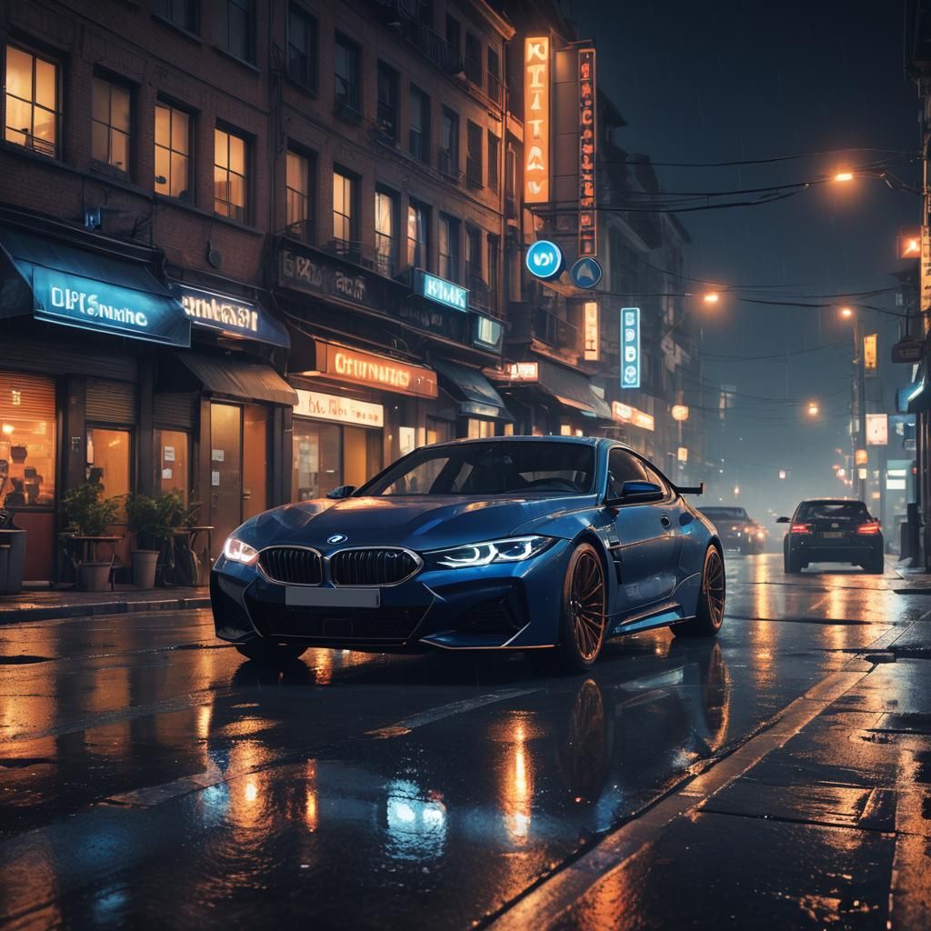 Dark Fantasy BMW Concept Art in Unreal Engine