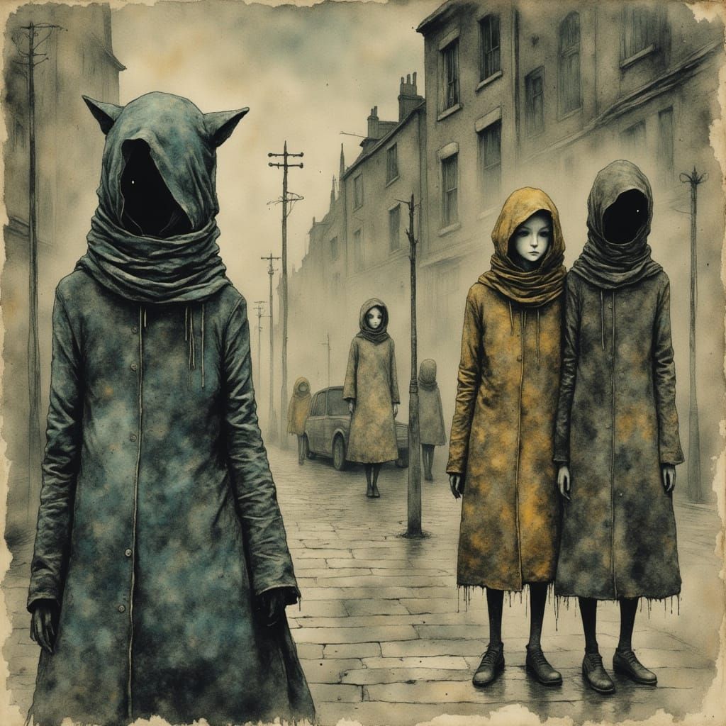 Sorrowful Moment Captured in Emotional Portrait