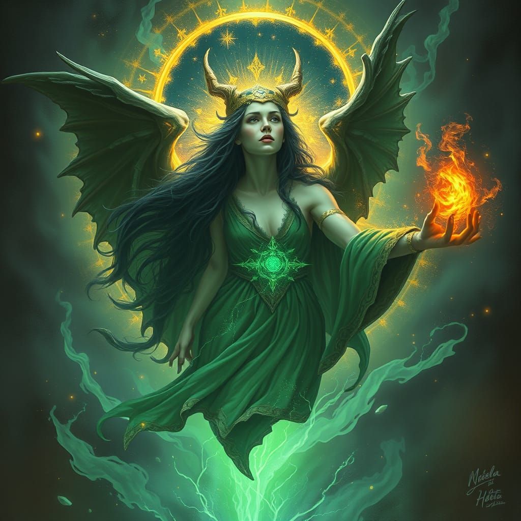 Mythical Goddess of Uncontrollable Fury Revealed in Dark Fan...