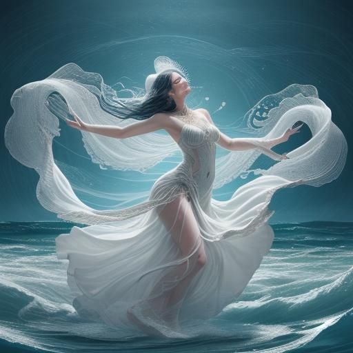 Spanish Dancer in Musical Notes Dress