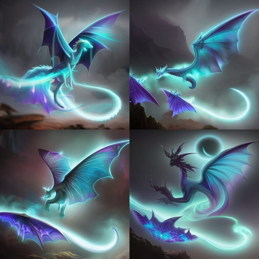 Fae Dragon Sorcerer Casting Ethereal Magic