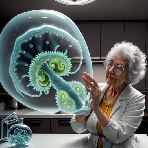 Giant Amoeba Eats Grandma: Science Photography
