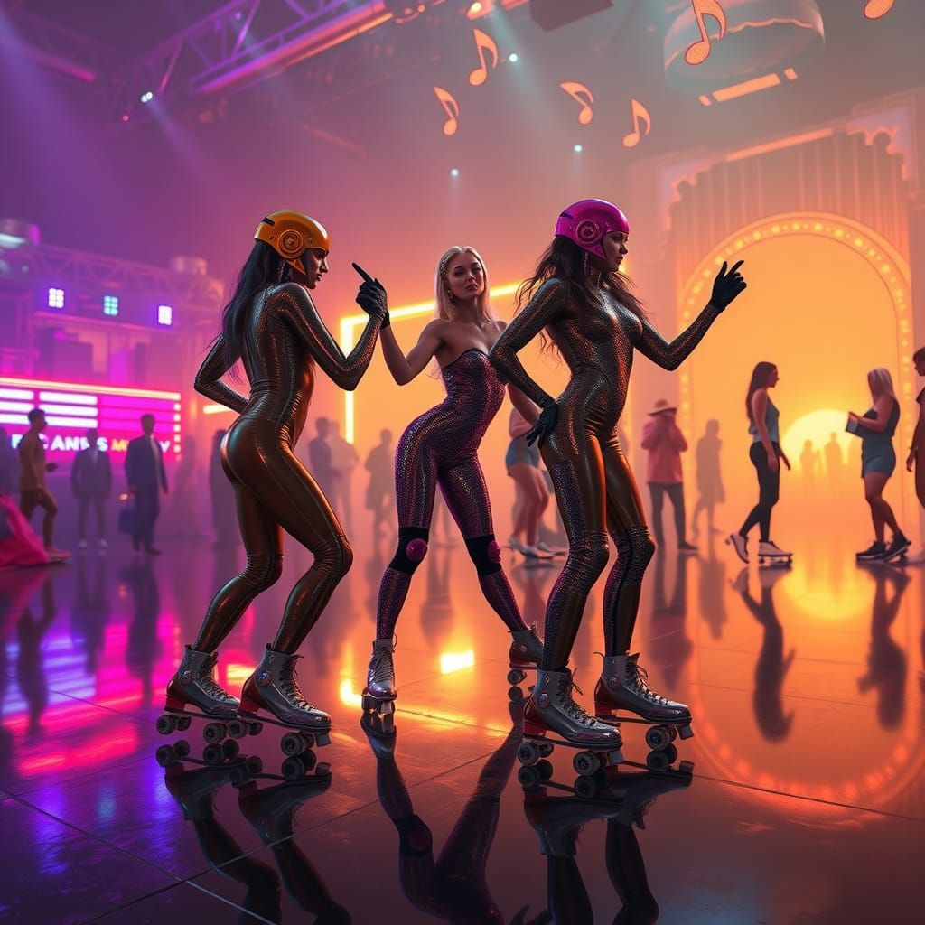 Marsport Disco with Androids and New Gods