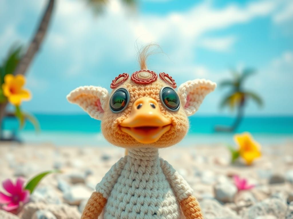 Vibrant Fantasy Gremlins in Whimsical Rainforest Wonderland