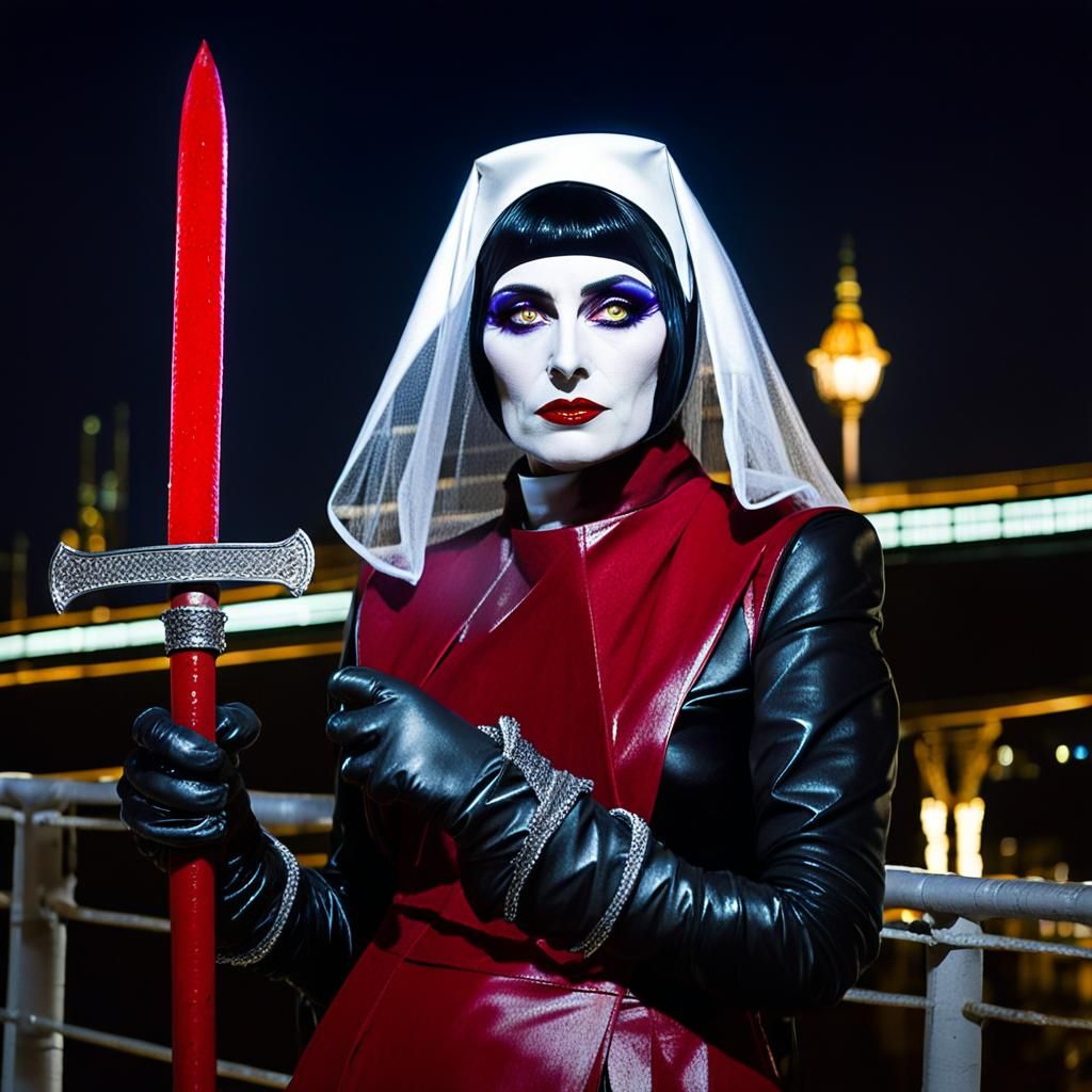 Siouxsie Sioux as Candy Art Magic-User