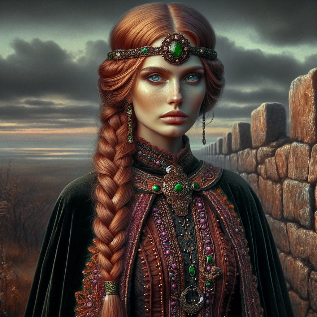 Užsparinė: Lithuanian Goddess of Borders, Digital Matte Pain...