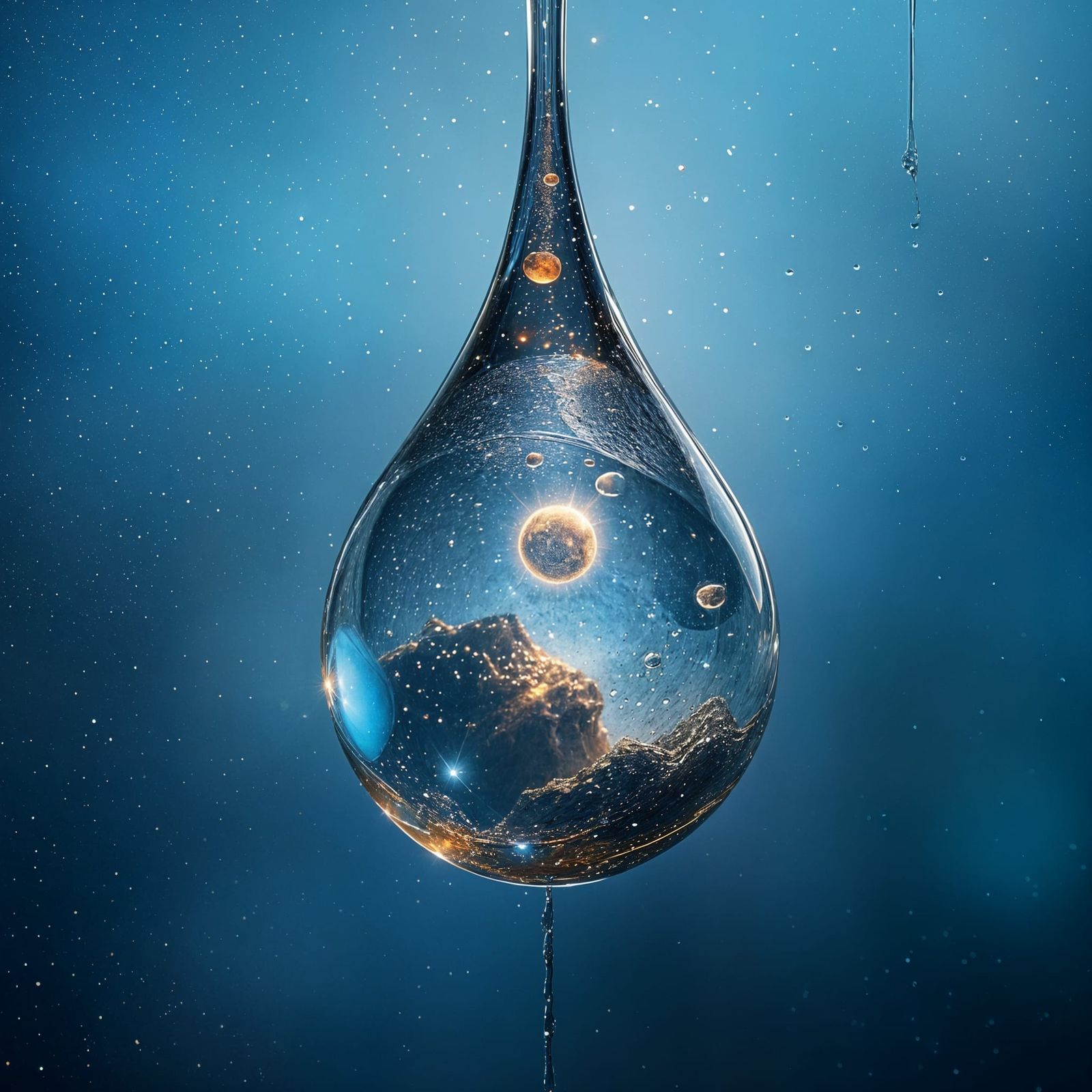 Universe in a Raindrop: Macro View