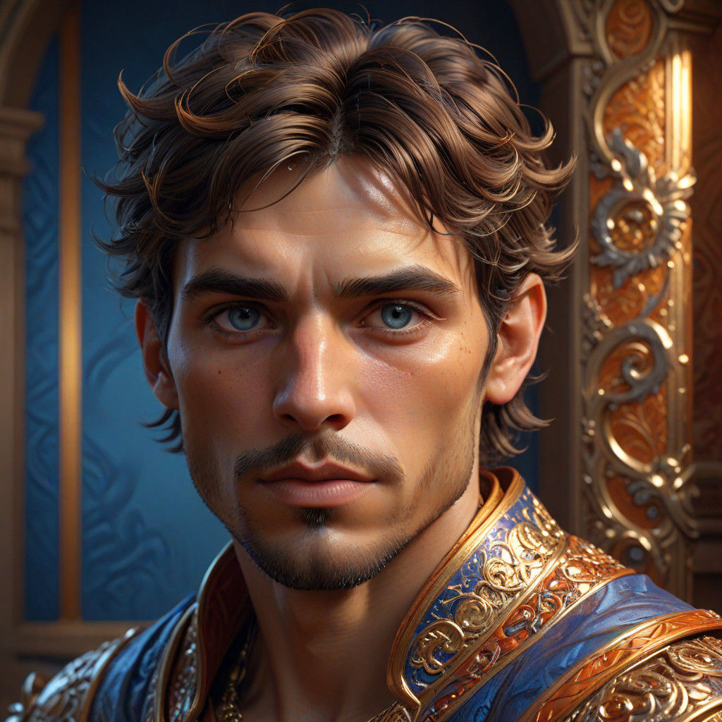 Proud Catalan Gentleman in Ornate Traditional Attire