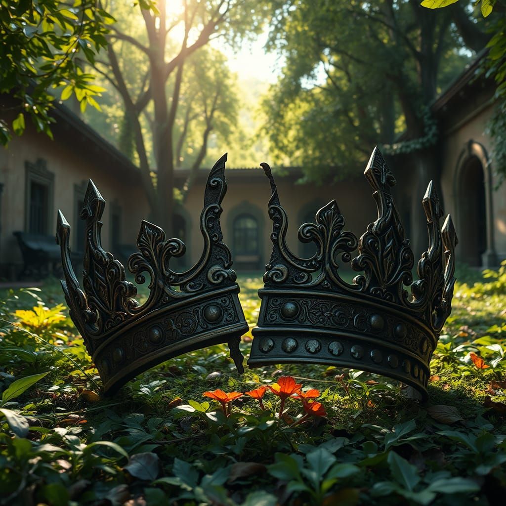 Tarnished Crown in Dark Fantasy Style