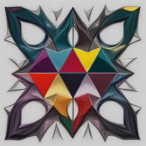 Geometric Abstraction in Bold Primary Colors