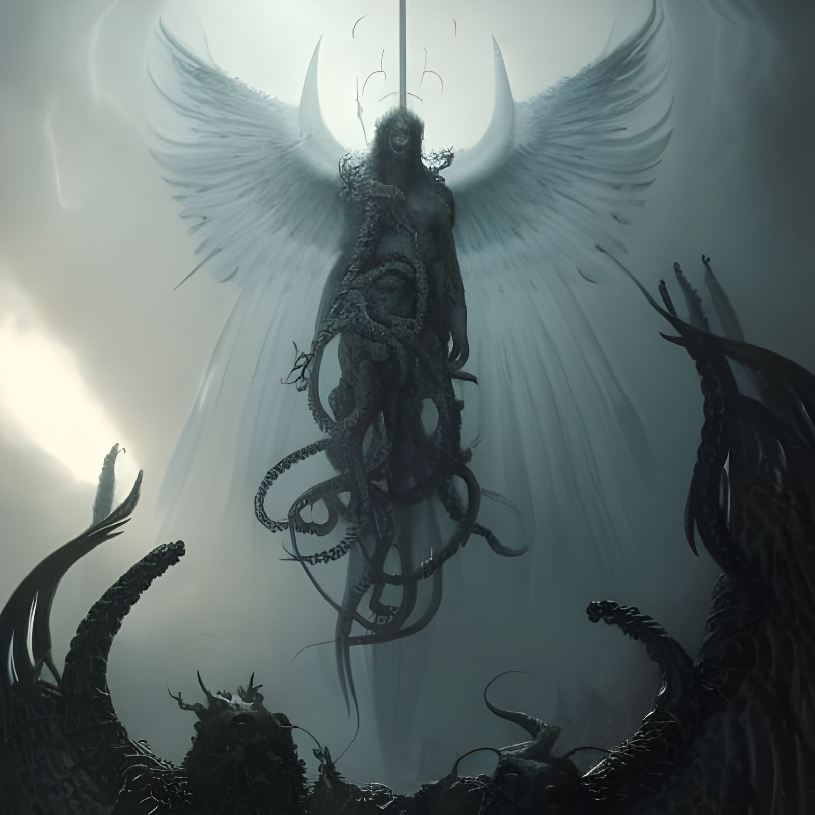 Lovecraftian Archangel Horror Fusion