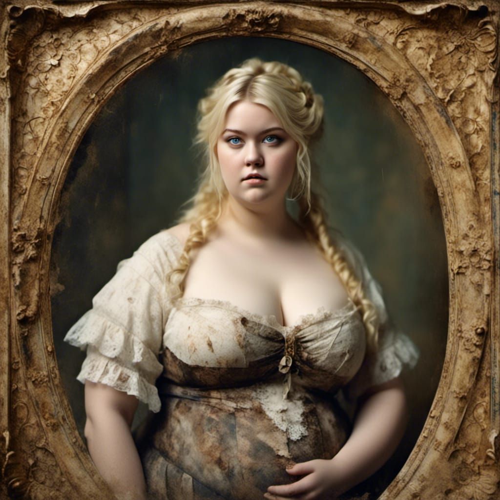 Sinister Portrait of a Charming Victorian Girl