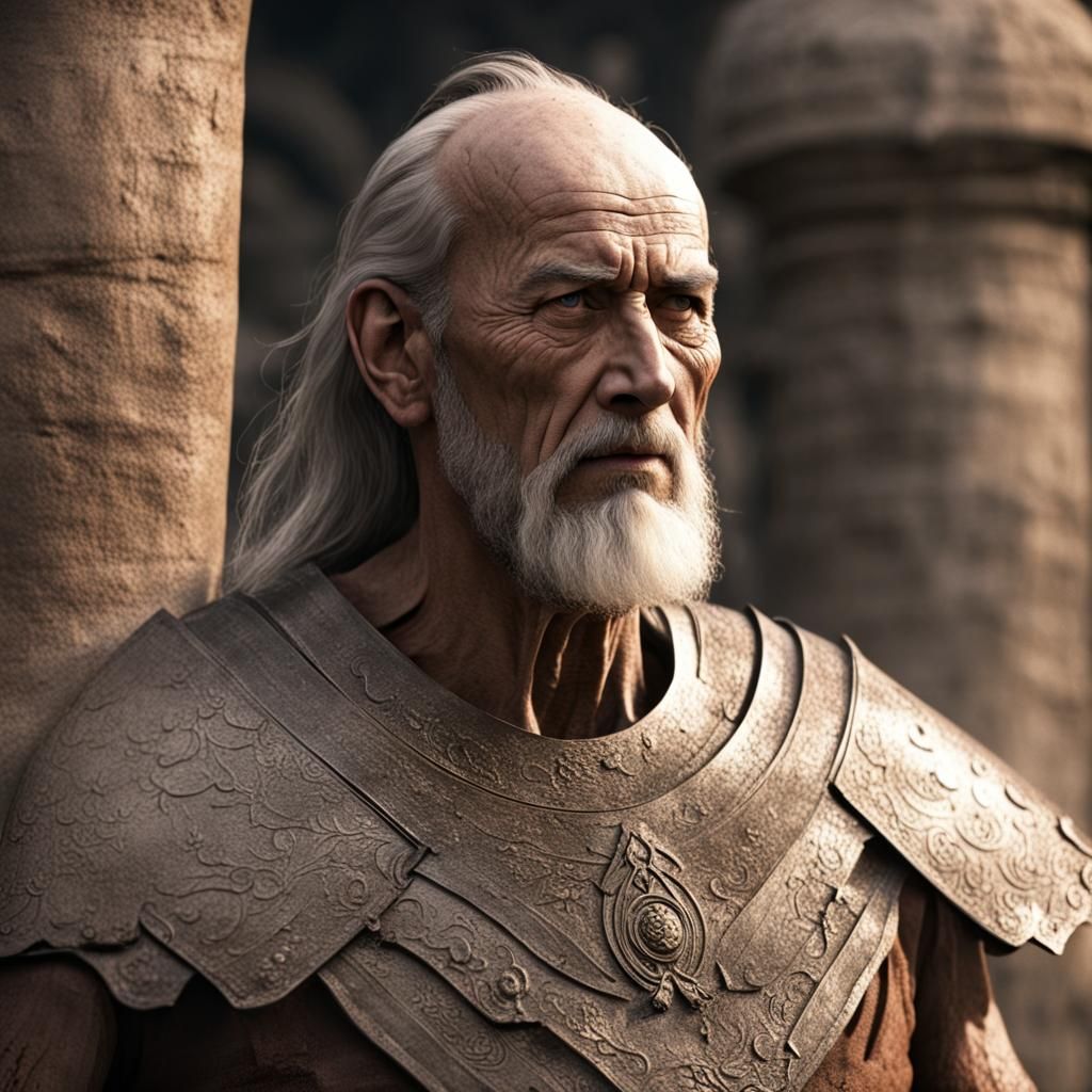 2000 Year Old Man in Epic War Scene