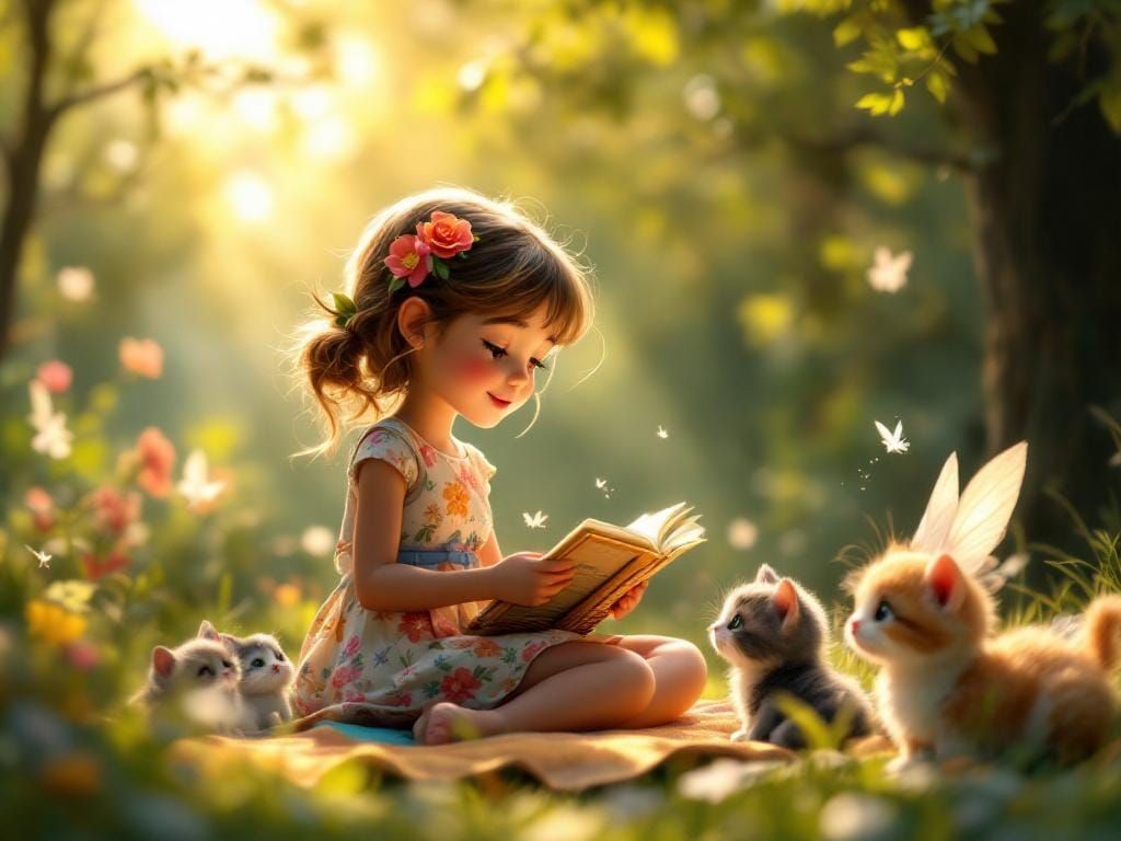 Pixar-Inspired Girl's Fairy Tale Picnic in the Woods