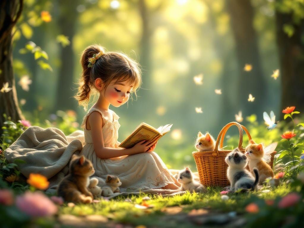 Pixar Girl's Fairy Tale Picnic in Enchanted Woods