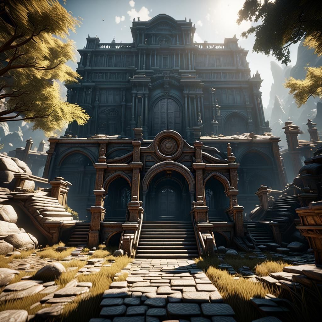 3D Stamp in Game Cinematic Style