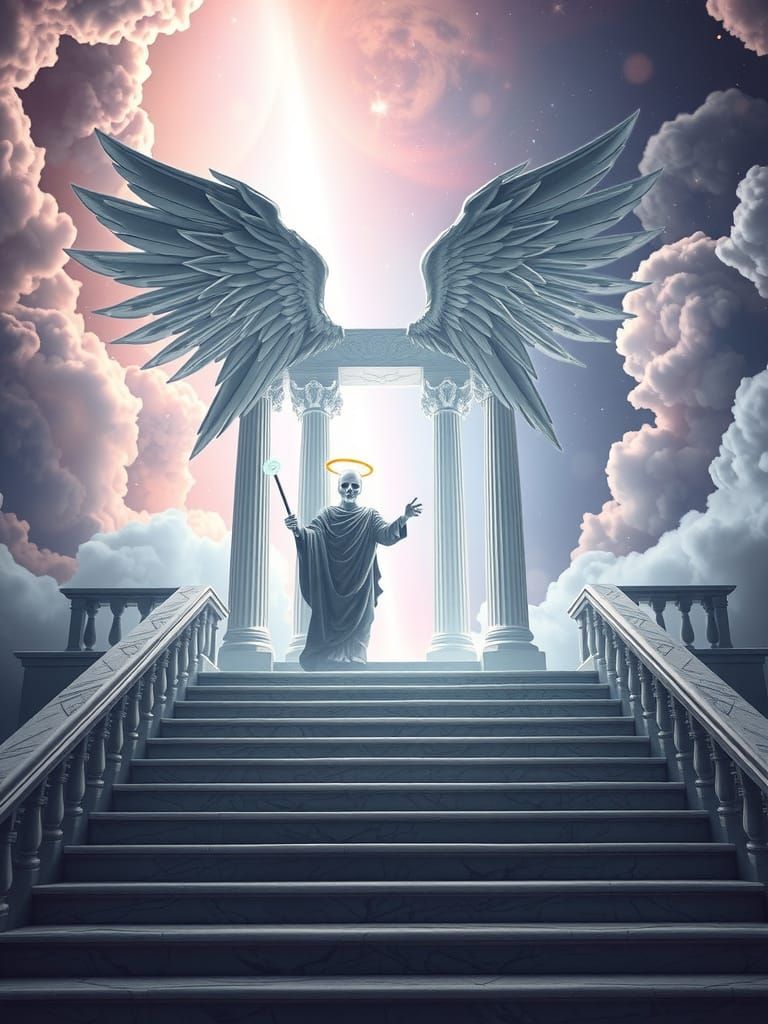 The Angel of Death Stands Guard at Heaven's Gates