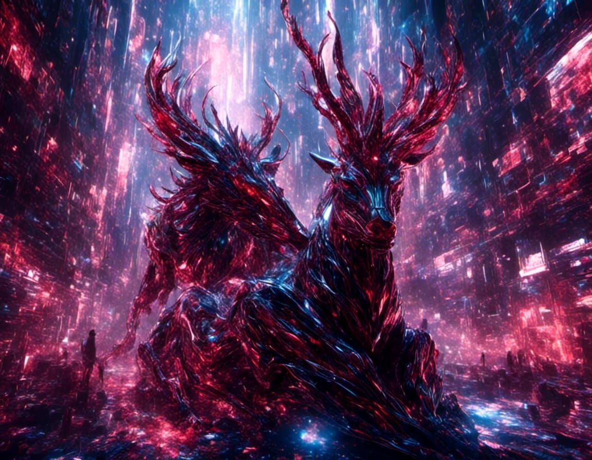 Hyperreal Macabre Anime Lebron James Caricature