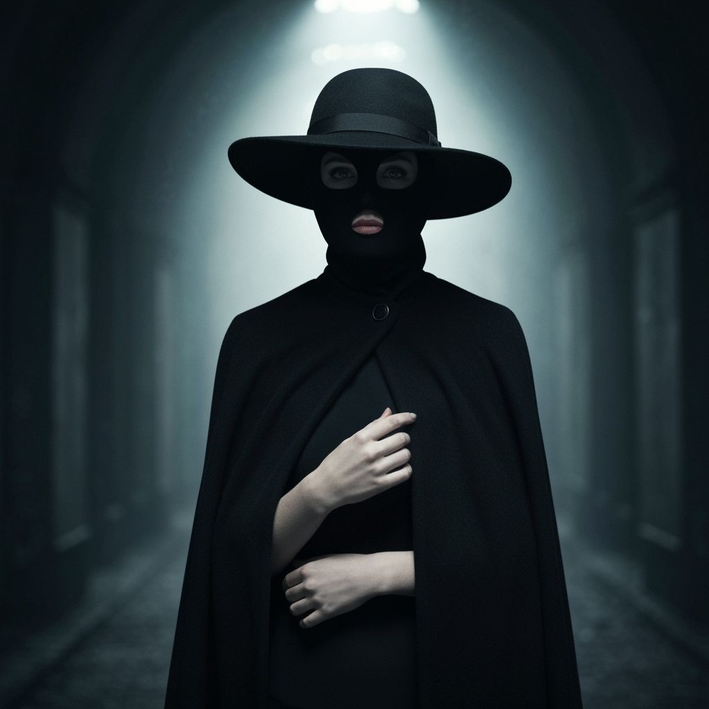Elegant Thief in Noir-Gothic Style
