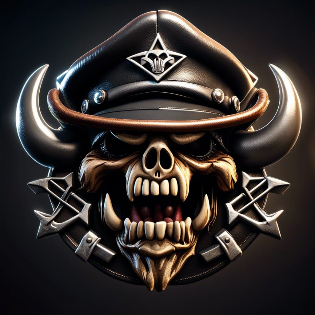 Motörhead Snaggletooth Emblem in 3D Game Art Style