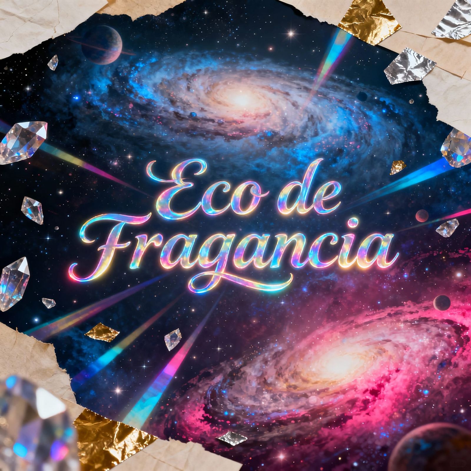 Holographic Cosmic Illustration of Eco de Fragancia