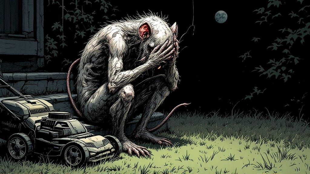 Rat man hated chores…..he never understood WHY Mrs Ratman in...