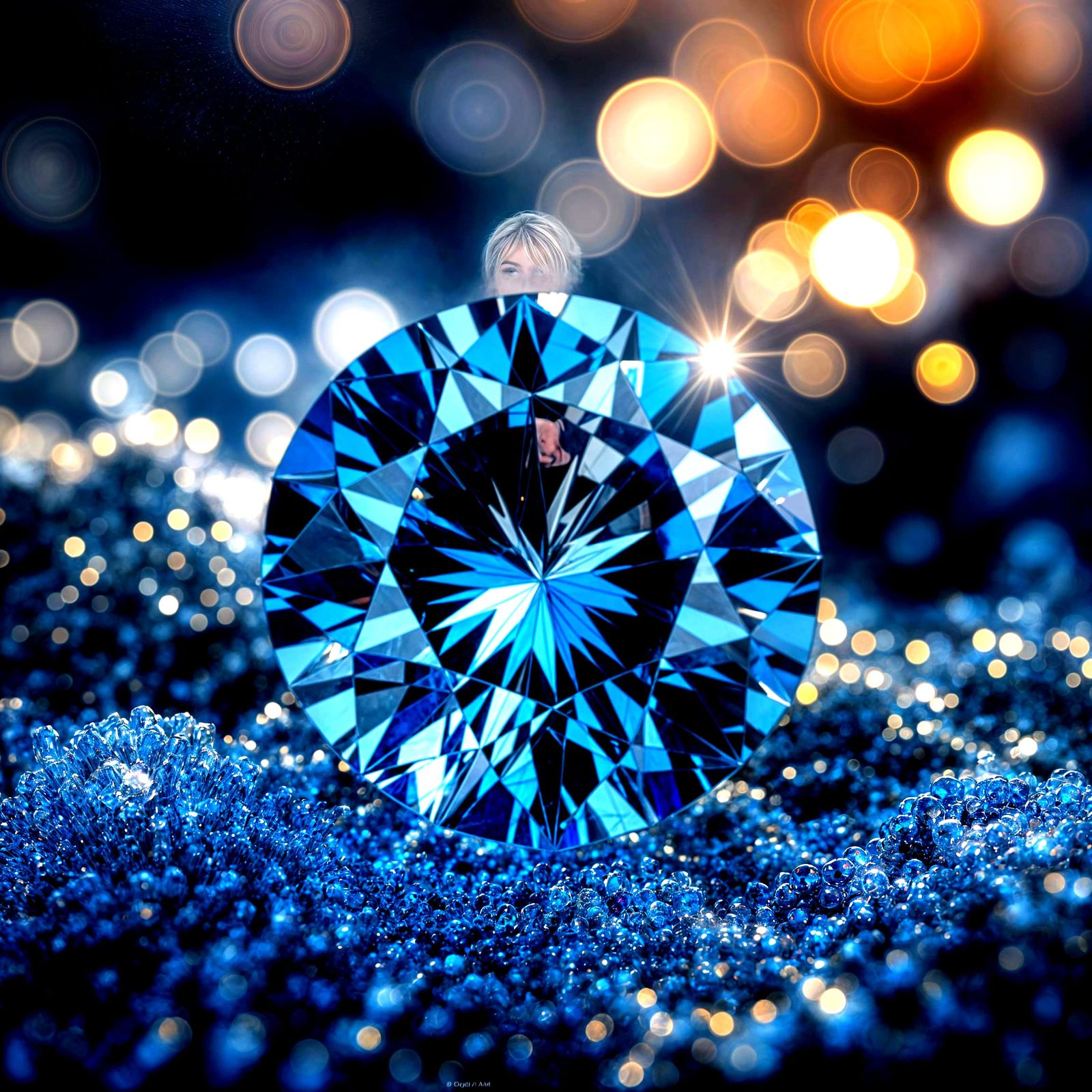 Spectacular Artistic Portrait with Dynamic Lighting