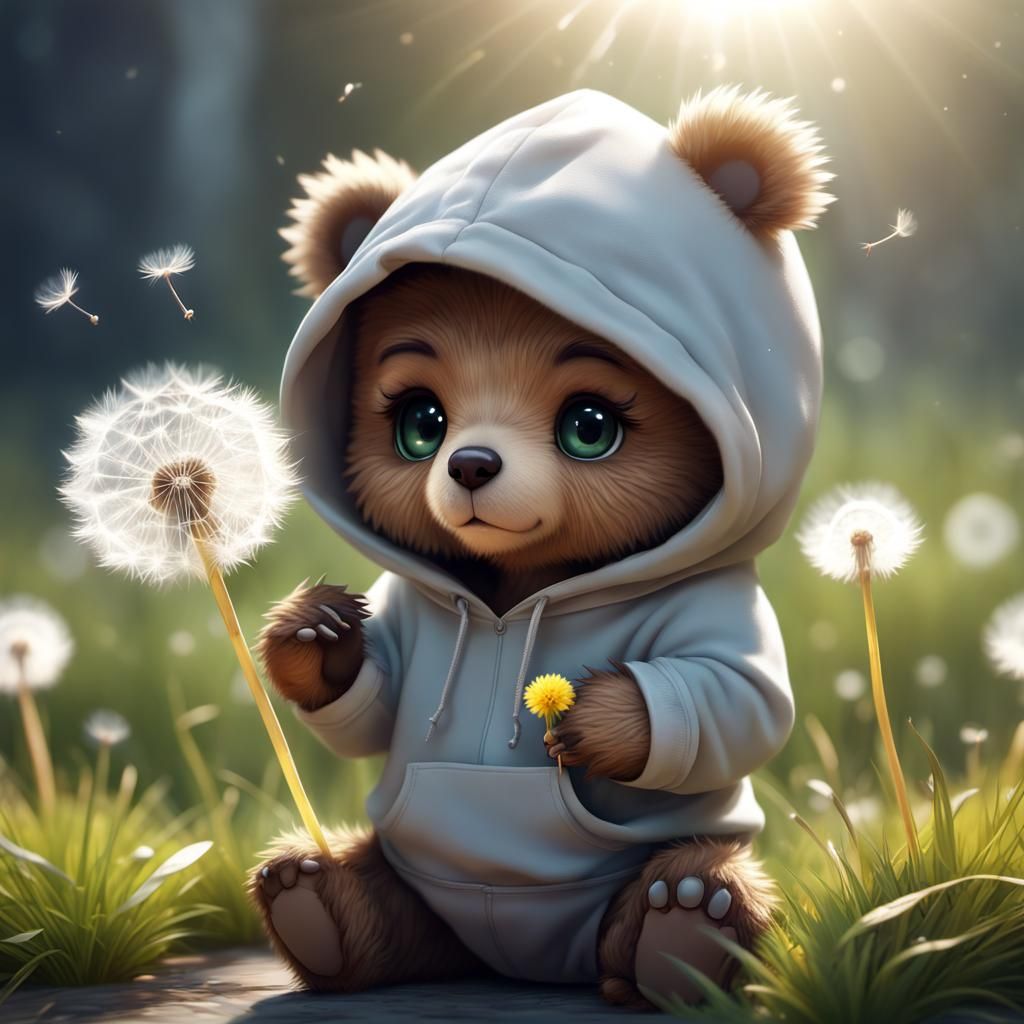 Baby Bear just wanna have fun in the sun!