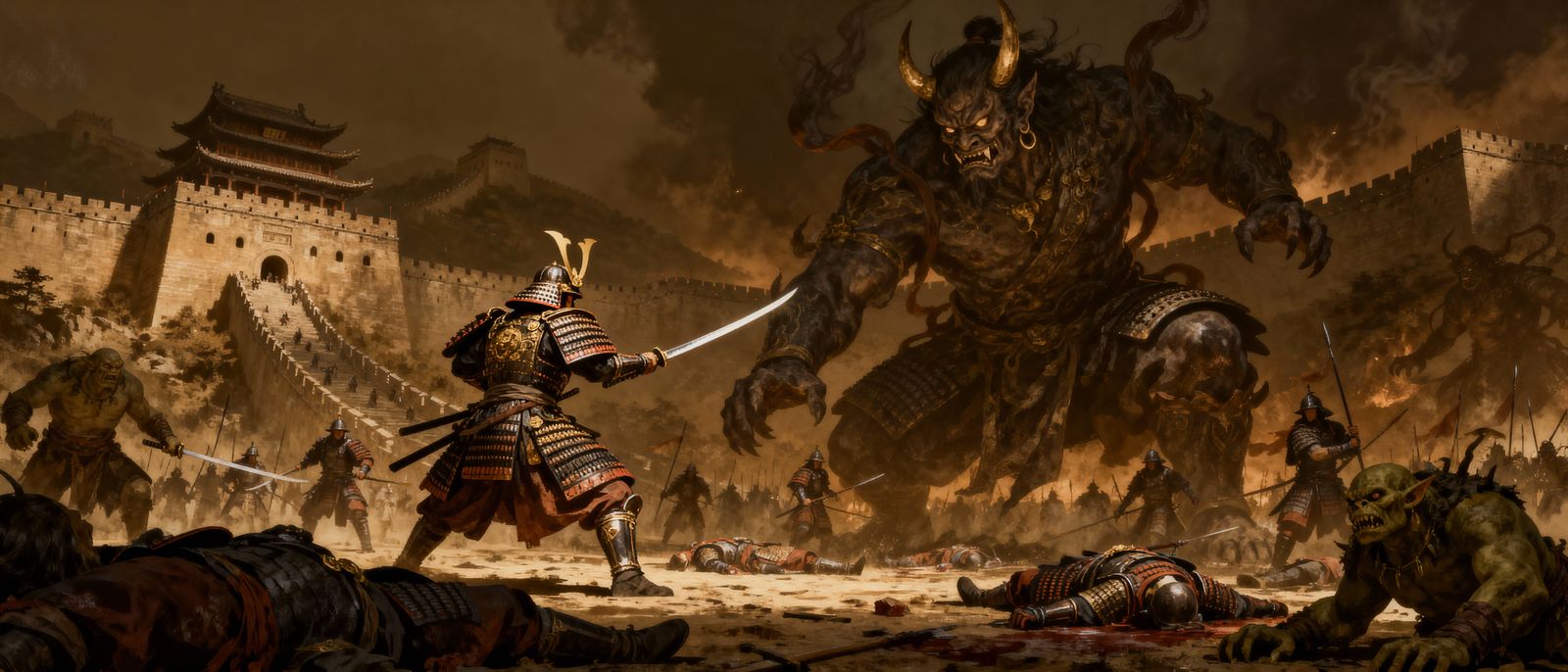 Samurai Assault on Shadowlands Oni
