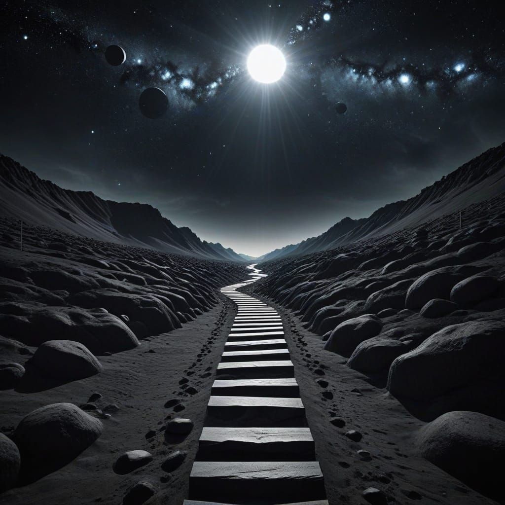 Path to Parallel Universe Under Black Sun