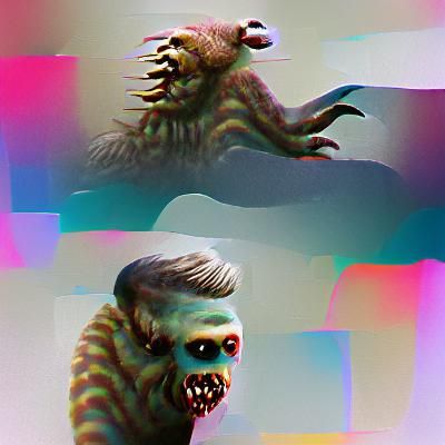 Distorted Creature in Trevor Henderson Style