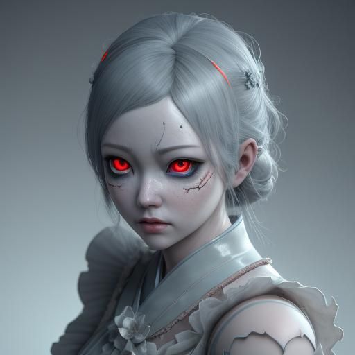 Creepy Anime Nursery Scene