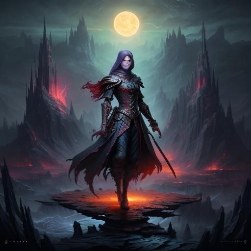 Ethereal Soul Journey: A Detailed Fantasy Art Piece