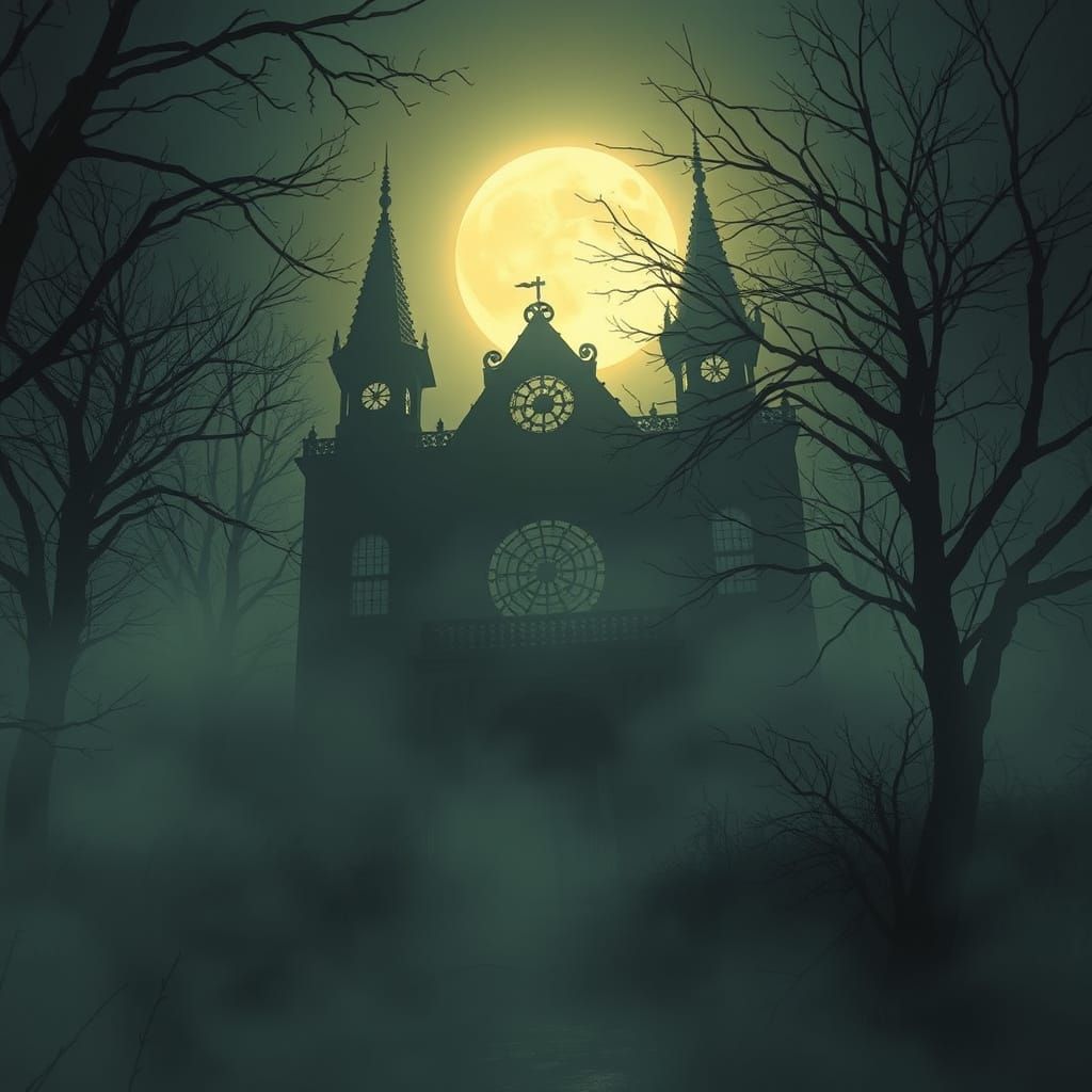 Haunted Fog and Sunlight with a Wicked Atmosphere