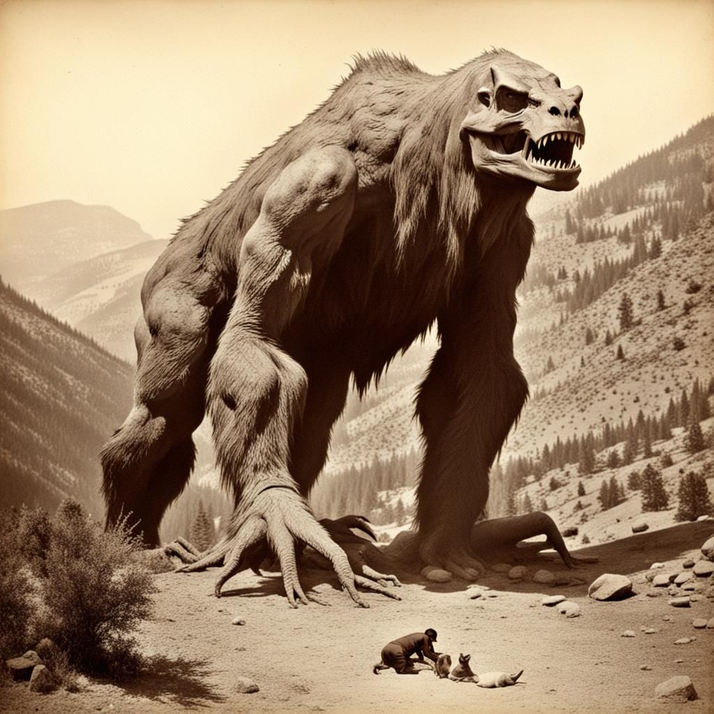 Giant Cryptid Sighting in 1918 Nevada